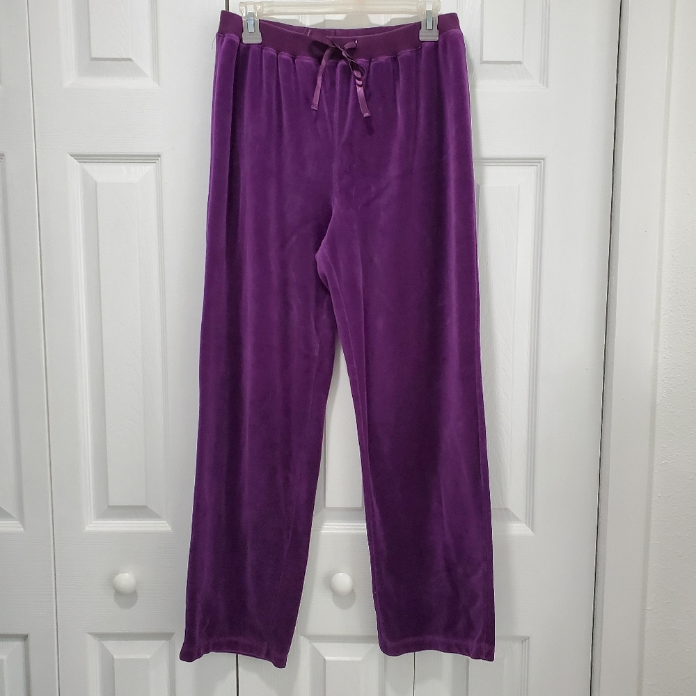 Petite Sport by Design Purple Sweatpants, Size PL